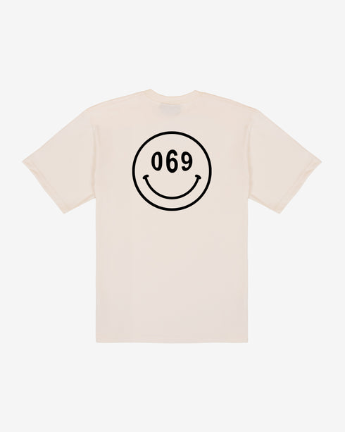 069 Smiley T-Shirt - Sugar Beige