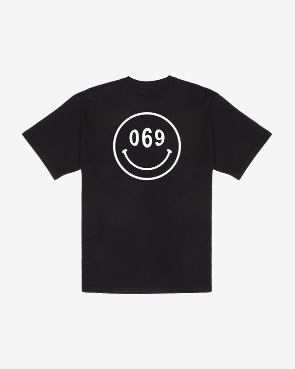 069 Smiley T-Shirt - Faded Black